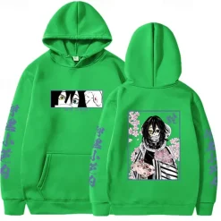 Kanroji Mitsuri Obanai Iguro Hoodie Anime Front Pocket Graphic For Couple's Men's Women's Adults' Hot Stamping Casual Daily