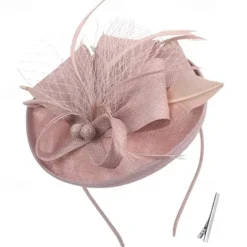 Kentucky Fascinators Hats for Women - Vintage Tea Party Attire Outfit Headband Church Veil Derby Hat for Women