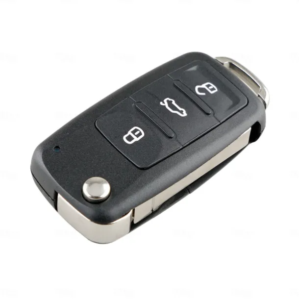 Key Fob Keyless Entry Remote Car Key Replacement 3 Buttons for Volkswagen Golf MK6 Polo Beetle Caddy Cars