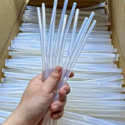 1KG Transparent and Super Sticky Hot Melt Adhesive Stick Environmentally Friendly and Odorless Heat Capacity Adhesive Stick Adhesive Strip 7*200MM