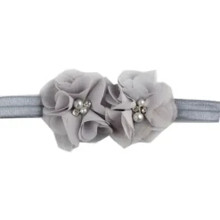Kids / Toddler Girls' Fashion Baby Headband Two Hand-Stitched Chiffon Rhinestone Floral Headband Children's Flower Headband Hair Accessories
