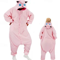 Kid's Adults' Animal Cartoon Group Costume Nightwear Onesie Pajamas Carnival Costume Animal Clown Onesie Pajamas Kigurumi Pajamas Cute For Men and Women Boys and Girls Christmas Carnival New Year