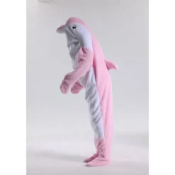 Kid's Adults' Animal Group Costume Onesie Costume Carnival Costume Shark Cartoon Dolphin Onesie Pajamas Kigurumi Pajamas Charm Funny Costume For Men and Women Boys and Girls Carnival Cartoon