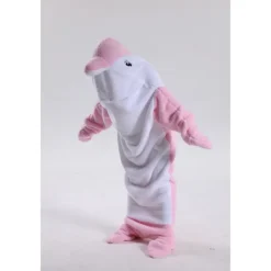 Kid's Adults' Animal Group Costume Onesie Costume Carnival Costume Shark Cartoon Dolphin Onesie Pajamas Kigurumi Pajamas Charm Funny Costume For Men and Women Boys and Girls Carnival Cartoon