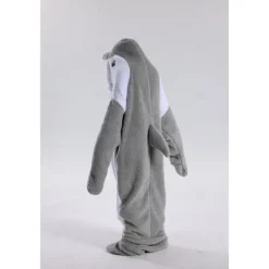 Kid's Adults' Animal Group Costume Onesie Costume Carnival Costume Shark Cartoon Dolphin Onesie Pajamas Kigurumi Pajamas Charm Funny Costume For Men and Women Boys and Girls Carnival Cartoon