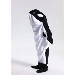 Kid's Adults' Animal Group Costume Onesie Costume Carnival Costume Shark Cartoon Dolphin Onesie Pajamas Kigurumi Pajamas Charm Funny Costume For Men and Women Boys and Girls Carnival Cartoon