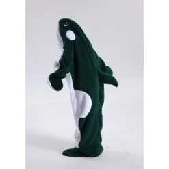 Kid's Adults' Animal Group Costume Onesie Costume Carnival Costume Shark Cartoon Dolphin Onesie Pajamas Kigurumi Pajamas Charm Funny Costume For Men and Women Boys and Girls Carnival Cartoon