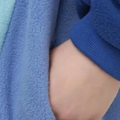 Kid's Adults' Animal Onesie Costume Carnival Costume Cartoon Blue Monster Onesie Pajamas Kigurumi Pajamas Charm Funny Costume For Men's Women's Boys Carnival Cartoon