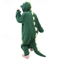 Kid's Adults' Patchwork Group Costume Onesie Costume Carnival Costume Dinosaur Onesie Pajamas Kigurumi Pajamas Funny Costume For Men and Women Boys and Girls Christmas Carnival New Year Cartoon