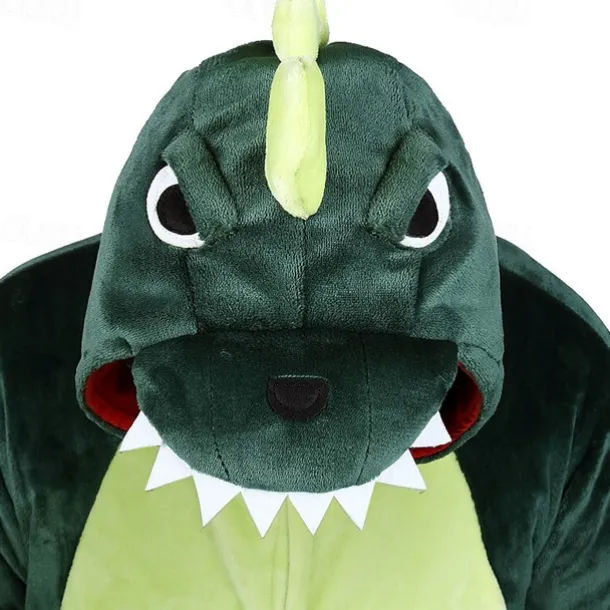 Kid's Adults' Patchwork Group Costume Onesie Costume Carnival Costume Dinosaur Onesie Pajamas Kigurumi Pajamas Funny Costume For Men and Women Boys and Girls Christmas Carnival New Year Cartoon