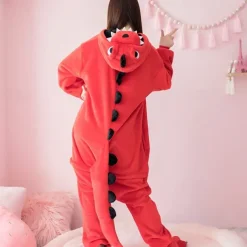 Kid's Adults' Patchwork Group Costume Onesie Costume Carnival Costume Dinosaur Onesie Pajamas Kigurumi Pajamas Funny Costume For Men and Women Boys and Girls Christmas Carnival New Year Cartoon