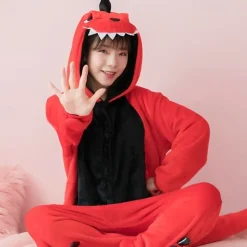 Kid's Adults' Patchwork Group Costume Onesie Costume Carnival Costume Dinosaur Onesie Pajamas Kigurumi Pajamas Funny Costume For Men and Women Boys and Girls Christmas Carnival New Year Cartoon