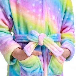 Kid's Animal Kigurumi Pajamas Bathrobe Unicorn Flying Horse Onesie Pajamas Kigurumi Pajamas For Boys and Girls Christmas Children's Day New Year Cartoon