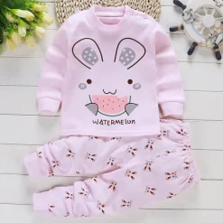Kids Boys 2 Pieces T-shirt & Pants Long Sleeve Owl A01 A02 Animal Cartoon Crewneck Summer Spring Basic Home 3-7 Years