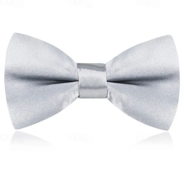 Kids Boys Girls' Ties & Bows Active Basic Party Birthday Solid Color Silver Apple Green