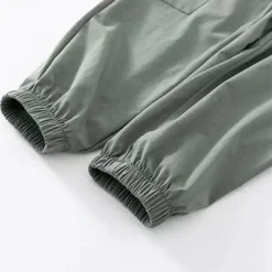 Kids Boys Pants Cargo Pants Trousers Patchwork Pocket Solid Color Quick Dry Breathable Comfort Pants Outdoor Daily Basic Black Army Green Khaki Mid Waist