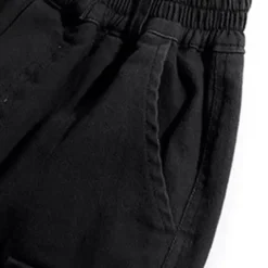 Kids Boys Pants Cargo Pants Trousers Patchwork Pocket Solid Color Breathable Soft Comfort Pants Outdoor Daily Basic Black Khaki Mid Waist