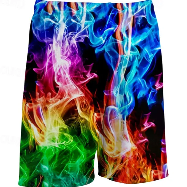 Kids Boys Shorts Graphic Breathable Soft Comfort Shorts Outdoor Sports Fashion Daily Blue Mid Waist