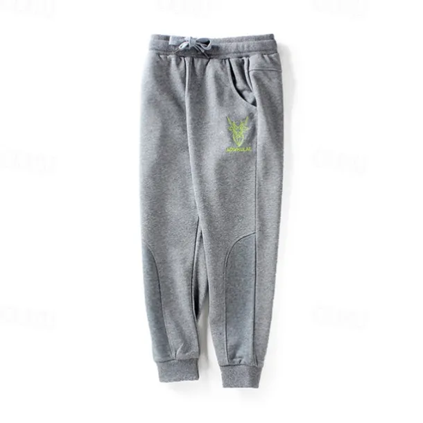 Kids Boys Sweatpants Trousers Cartoon Letter Pants Outdoor Cotton Daily Dark Gray Navy Blue Grey / Winter / Fall