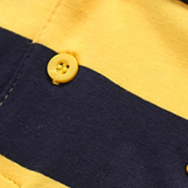 Kids Boys T shirt Tee Cartoon Stripe Long Sleeve Button Cotton Children Top School Adorable Daily Spring Fall GUCI long sleeve thick stripes 7-13 Years