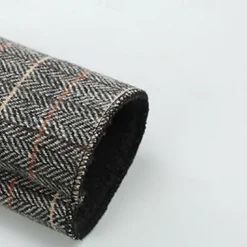 Kid's Boys Woolen Coat Outerwear Plaid Long Sleeve Patchwork Coat Party Fashion Daily Brown Gray Fall Winter 7-13 Years