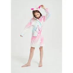 Kid's Color Block Kigurumi Pajamas Bathrobe Unicorn Flying Horse Onesie Pajamas Kigurumi Pajamas Funny Costume For Boys and Girls Christmas Halloween Carnival Cartoon
