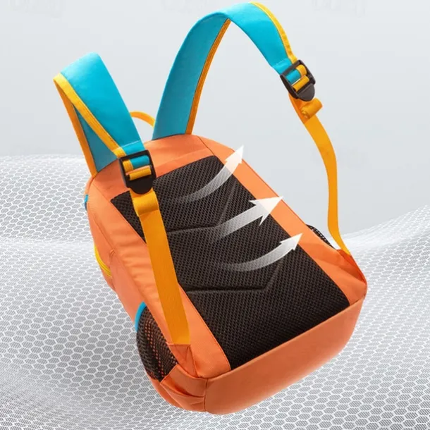 Kids' Colorful School Backpacks – Lightweight Cartoon-Style Bookbags for Boys and Girls with Front Buckle and Side Pockets