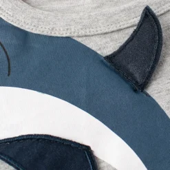 Kid's 3D Graphic Shark Tee Short Sleeve Summer Fashion Basic Kids 4-8Years Crew Neck Outdoor Casual Daily Regular Fit