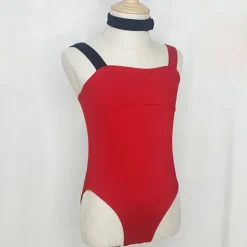 Kids' Dancewear Ballet Leotard / Onesie Splicing Girls' Performance Training Sleeveless High Nylon