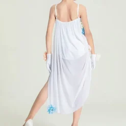 Kids' Dancewear Dress Pure Color Girls' Performance Daily Wear Sleeveless Spandex