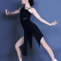 Kids' Dancewear Dress Pure Color Girls' Performance Daily Wear Sleeveless Crystal Cotton