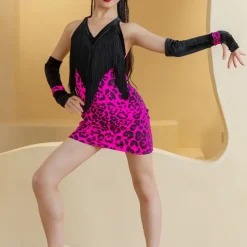 Kids' Dancewear Dress Tassel Girls' Performance Daily Wear Sleeveless Lycra