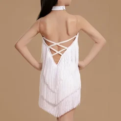 Kids' Dancewear Dress Tassel Girls' Performance Daily Wear Sleeveless Lycra