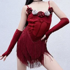 Kids' Dancewear Dress Tassel Girls' Performance Daily Wear Sleeveless POLY