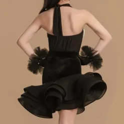 Kids' Dancewear Skirts Pearls Girls' Performance Daily Wear Sleeveless High Mesh Organza