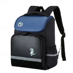 Kids Dinosaur Backpack for Boys – Cute Waterproof Elementary School Bag with Reflective Strips, Lightweight Bookbag for Back to School