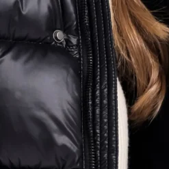 Kids Girls' Down Coat Kids Puffer Jacket Active Zipper School Coat Outerwear 4-13 Years Spring Black