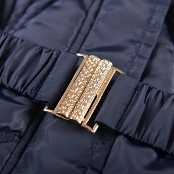 Kids Girls' Down Coat Kids Puffer Jacket Active Pocket School Coat Outerwear 4-12 Years Winter Deep red Black Navy Blue