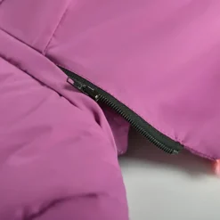 Kids Girls' Down Coat Solid Color Fashion Fur Trim School Coat Outerwear 4-12 Years Fall Black Pink Purple