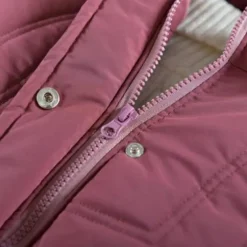 Kids Girls' Down Coat Solid Color Active Zipper School Coat Outerwear 3-10 Years Spring Button pearl black Button Pearl Rouge Color Button Pearl Burgundy