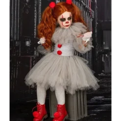 Kids Girls' Dress Cosplay Dress Cosplay Custome Solid Color Sleeveless Performance Party Halloween Party Mesh Princess Cosplay Costume Halloween Custome Polyester Knee-length A Line Dress Tulle Dress