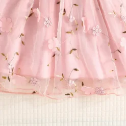 Kids Girls' Dress Floral Dress Flower Sleeveless Outdoor Casual Ruffle Tie Knot Fashion Daily Polyester Knee-length Casual Dress A Line Dress Summer 4 years+ Pink Wine Navy Blue