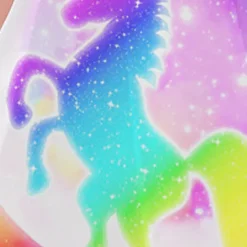 Kids Girls' Dress Graphic Unicorn Gradient Sleeveless Outdoor Casual Fashion Cute Daily Polyester Above Knee Casual Dress A Line Dress Tank Dress Summer Spring 3-12 Years Multicolor Black White