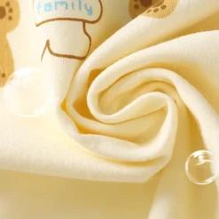 Kids Girls' Easter Pajama Sets Short Sleeve Light Pink White Yellow Rabbit Summer Adorable Home 4 years+