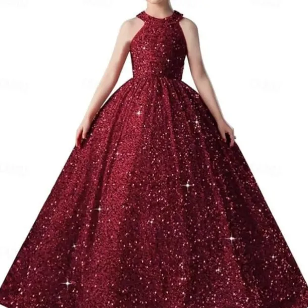 Kids Girls' Flower Girl Dress Party Dress Solid Color Sleeveless Formal Performance Wedding Mesh Princess Sweet Mesh Mid-Calf Sheath Dress Tulle Dress Flower Girl's Dress Summer Spring Fall 2-12