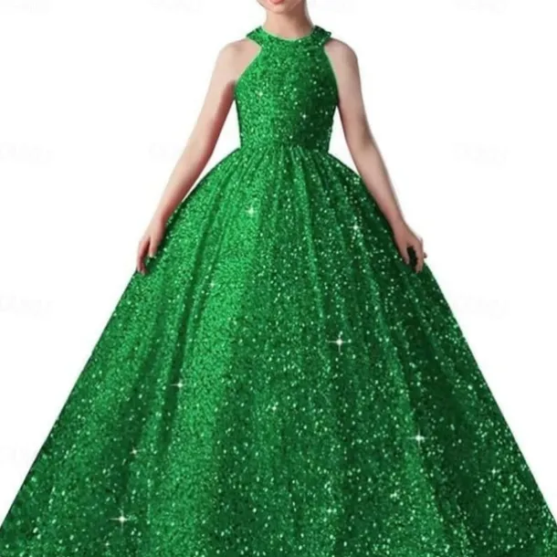 Kids Girls' Flower Girl Dress Party Dress Solid Color Sleeveless Formal Performance Wedding Mesh Princess Sweet Mesh Mid-Calf Sheath Dress Tulle Dress Flower Girl's Dress Summer Spring Fall 2-12