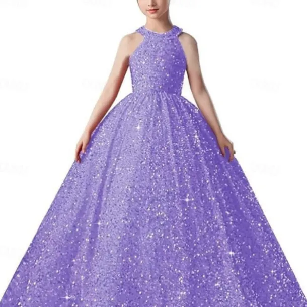 Kids Girls' Flower Girl Dress Party Dress Solid Color Sleeveless Formal Performance Wedding Mesh Princess Sweet Mesh Mid-Calf Sheath Dress Tulle Dress Flower Girl's Dress Summer Spring Fall 2-12