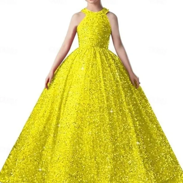 Kids Girls' Flower Girl Dress Party Dress Solid Color Sleeveless Formal Performance Wedding Mesh Princess Sweet Mesh Mid-Calf Sheath Dress Tulle Dress Flower Girl's Dress Summer Spring Fall 2-12