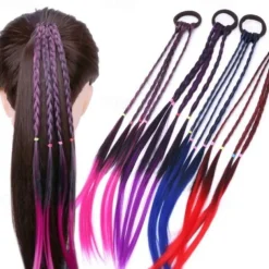 Kids Girls' Hair Accessories Sweet Daily Solid Colored Red Blue