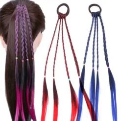 Kids Girls' Hair Accessories Sweet Daily Solid Colored Red Blue